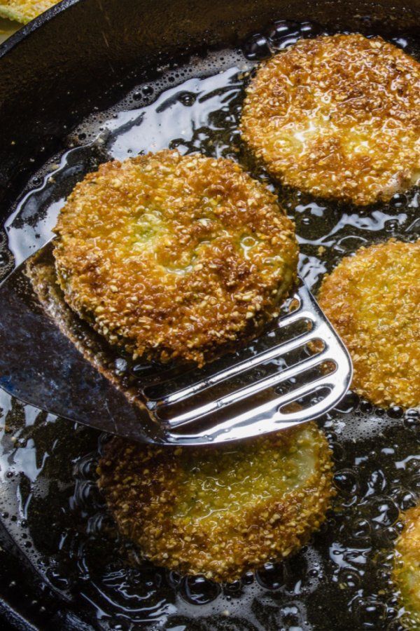 cooked fried green tomatoes