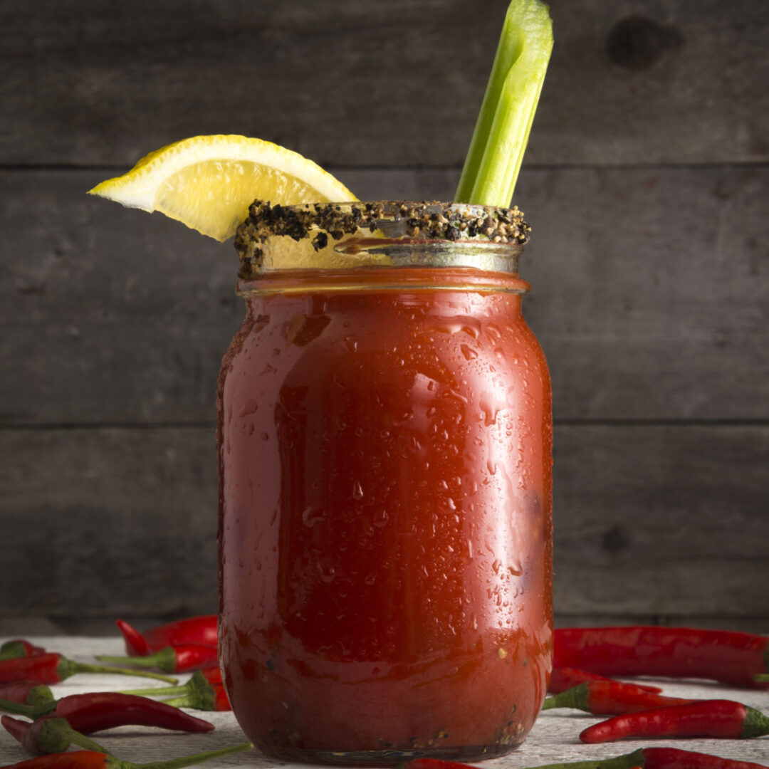 Homemade Bloody Mary Mix Made With Fresh Tomatoes