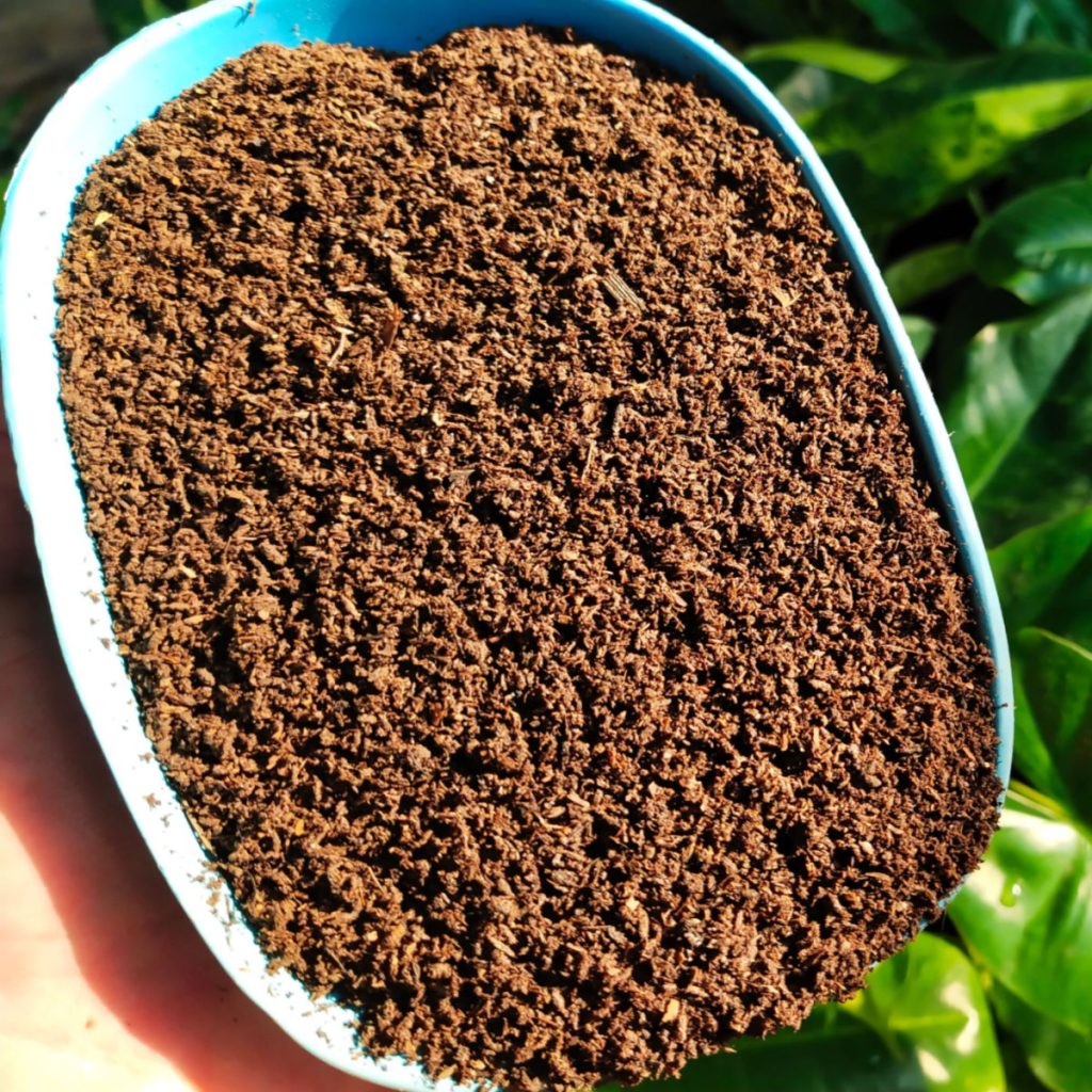 worm castings - How Coffee Grounds & Egg Shells Help Tomato Plants