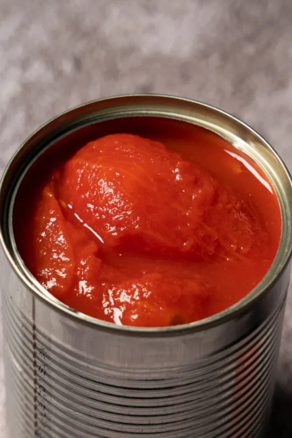 canned whole tomatoes to make easy salsa
