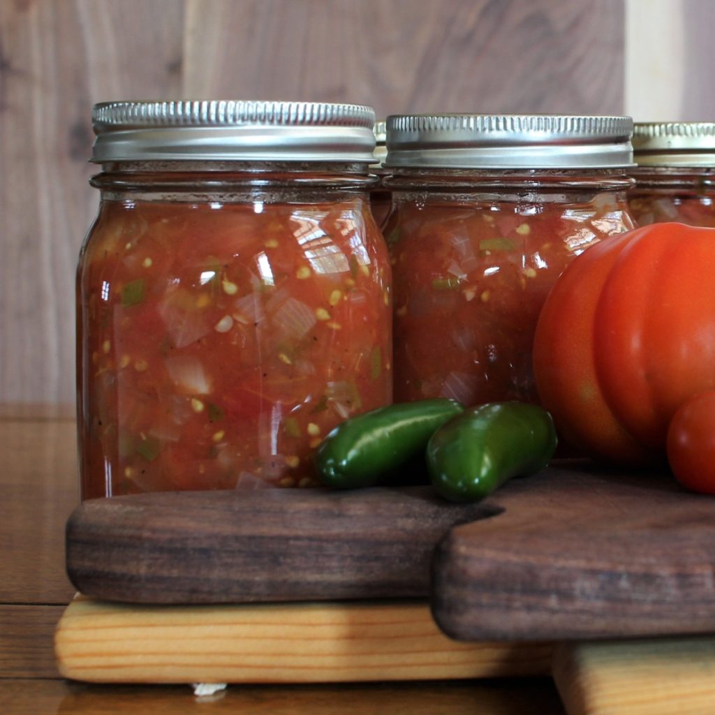 jars of salsa