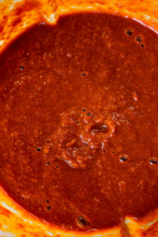 roasted tomato salsa in blender