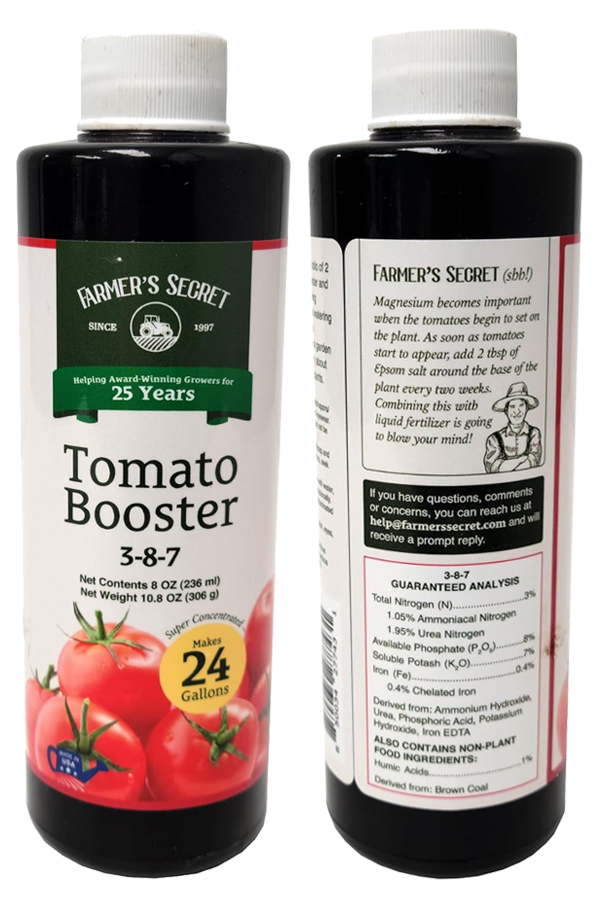 Tomato booster fertilizer