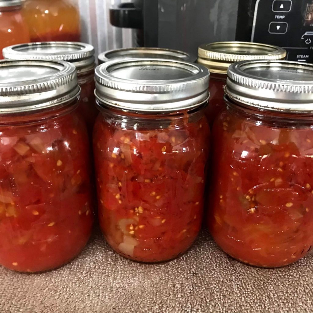 canned stewed tomatoes
