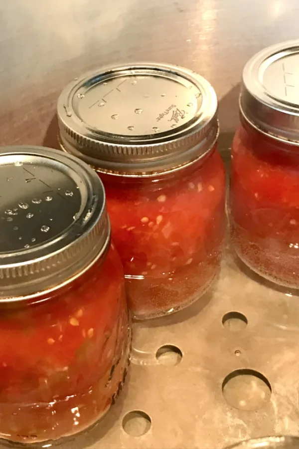 pressure cooking canned jars