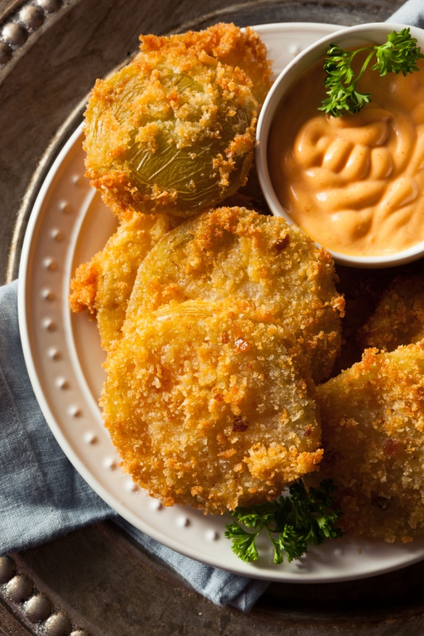 best fried green tomatoes with dipping sauce