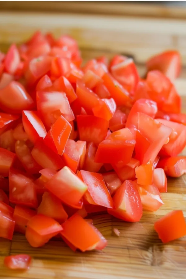 diced fresh tomatoes