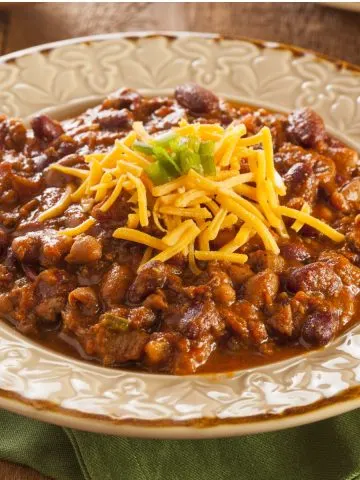 crock pot chili made with fresh tomatoes