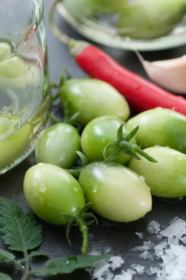 small green tomatoes