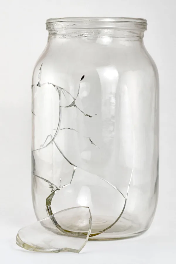 broken canning jars