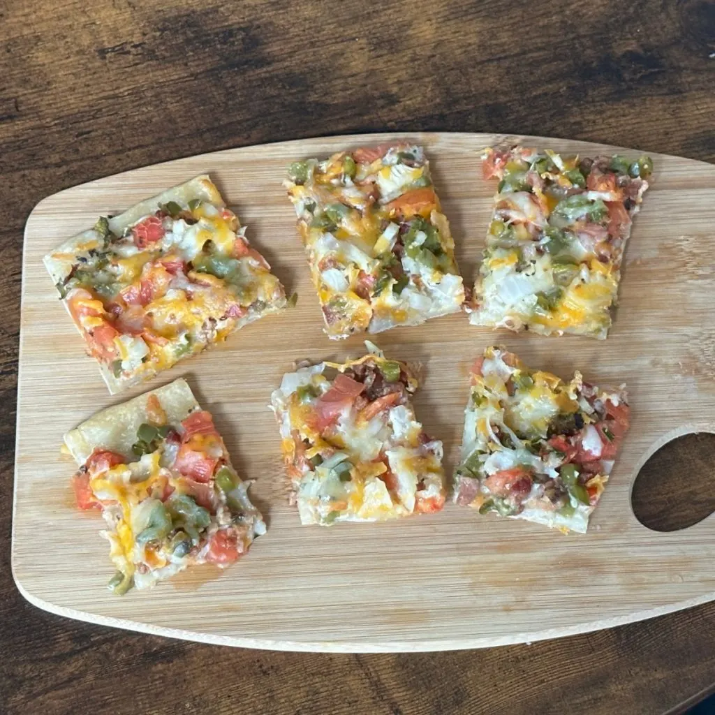 tomato bacon squares