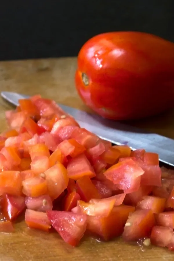 diced roma tomatoes
