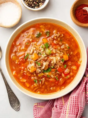 stuffed pepper soup