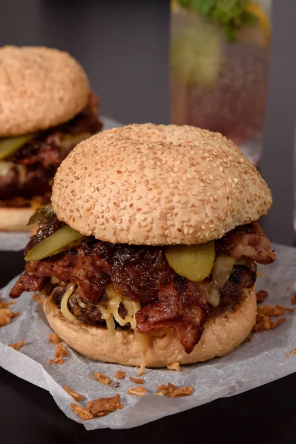 loaded hamburger